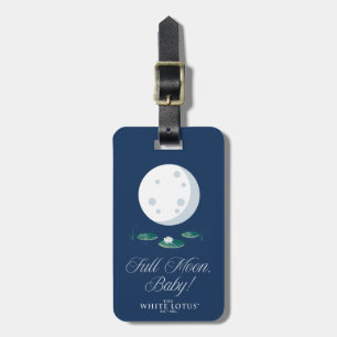 Full Moon, Baby! - Den vita Lotus Bagagebricka