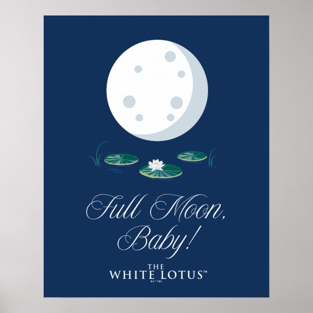 Full Moon, Baby! - Den vita Lotus Poster (Framsidan)
