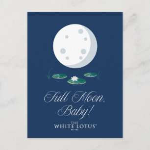 Full Moon, Baby! - Den Vita Lotus Vykort