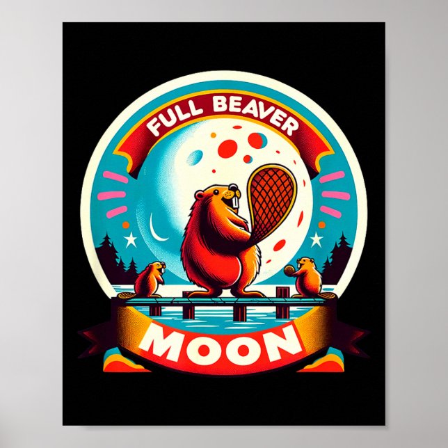 Full Moon Beaver  Poster (Framsidan)