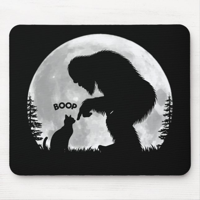 Full Moon Bigfoot Cat Boop Musmatta (Framsidan)