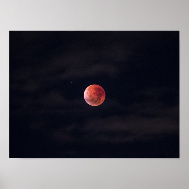 Full Moon, Blood Måne Poster (Framsidan)