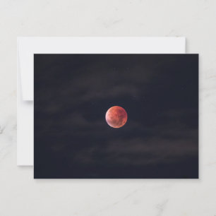 Full Moon, Blood Måne Vykort
