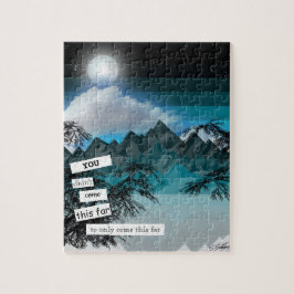 Full Moon Blue Mountain Puzzle av Sara Motolanez Pussel