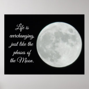 Full Moon, citat, Livet är evigt. Poster
