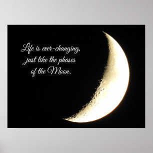 Full Moon, citat, Livet Poster ständigt i förändri
