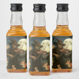 Full Moon Fågelskrämma Sergranat Spritflaskor Etikett