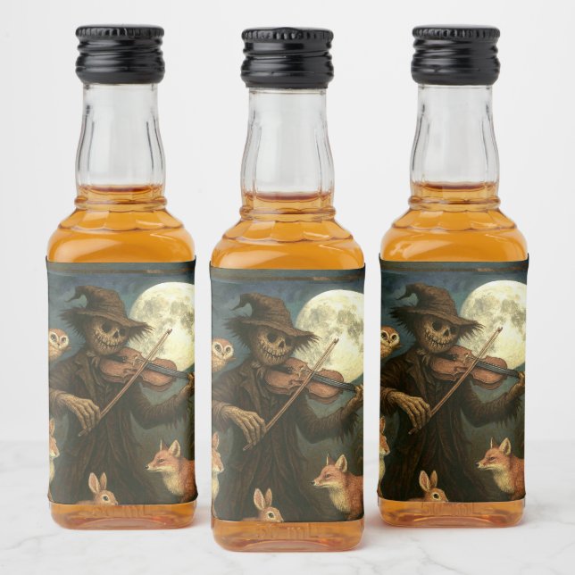 Full Moon Fågelskrämma Sergranat Spritflaskor Etikett (Flaskor)