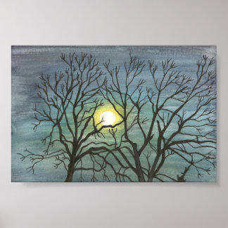 Full Moon Fine Art Print Poster