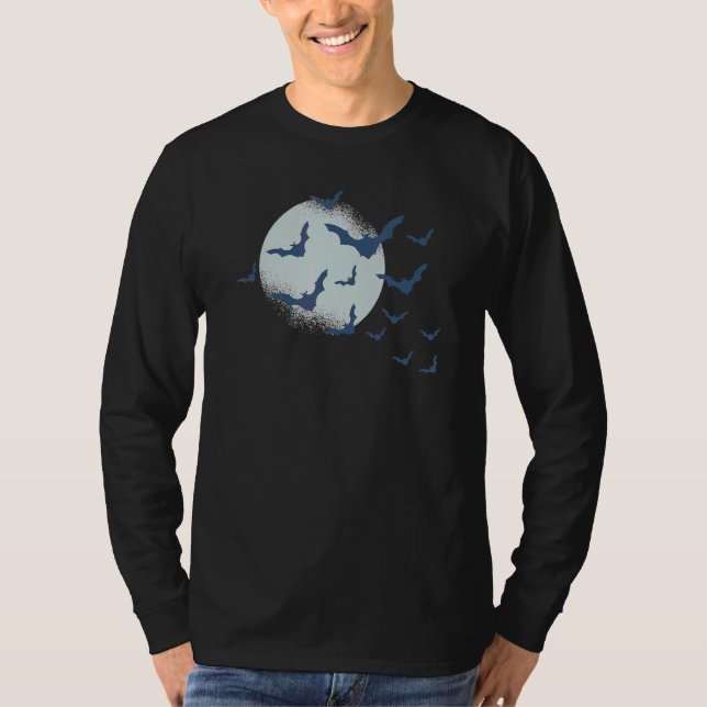 Full Moon Fladder Är Designad För Dem Som Uppskatt T Shirt (Framsida)