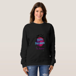 Full Moon Fladdermus Spider Spooky Modern Happy ha T Shirt