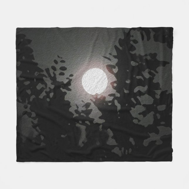 Full Moon Fleecefilt (Framsidan (Horisontell))