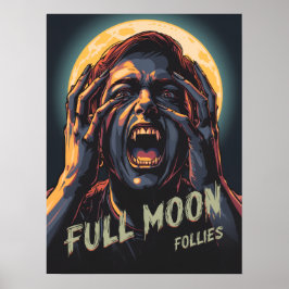 Full Moon Follies | Varulv Poster