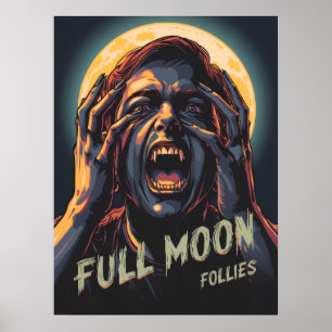 Full Moon Follies Varulv Poster