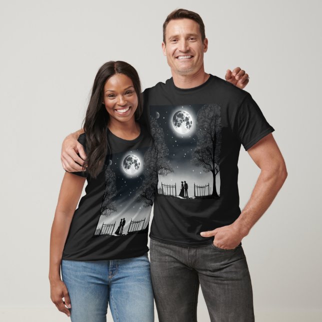 Full Moon för återförening av anpassningsbarnas fa T Shirt (Unisex)
