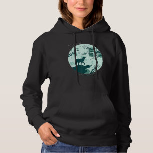 Full Moon Forest Animal Predator Moonlight Howling T Shirt