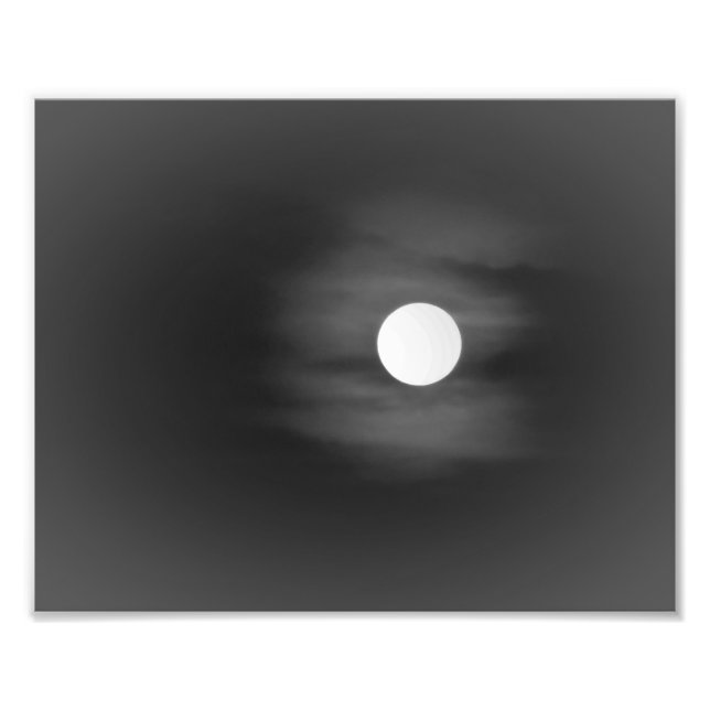 Full Moon Fototryck (Framsidan)