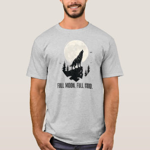 Full Moon Fullt Mood Werevarkonst T Shirt