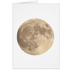 Full Moon Hälsningskort