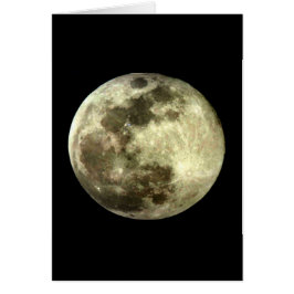 Full Moon Hälsningskort