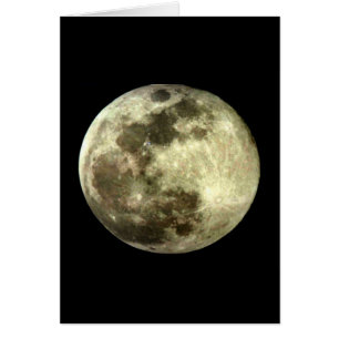 Full Moon Hälsningskort