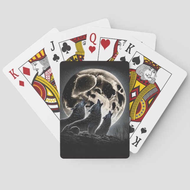 Full Moon Hoodoo Tarot Casinokort (Baksidan)