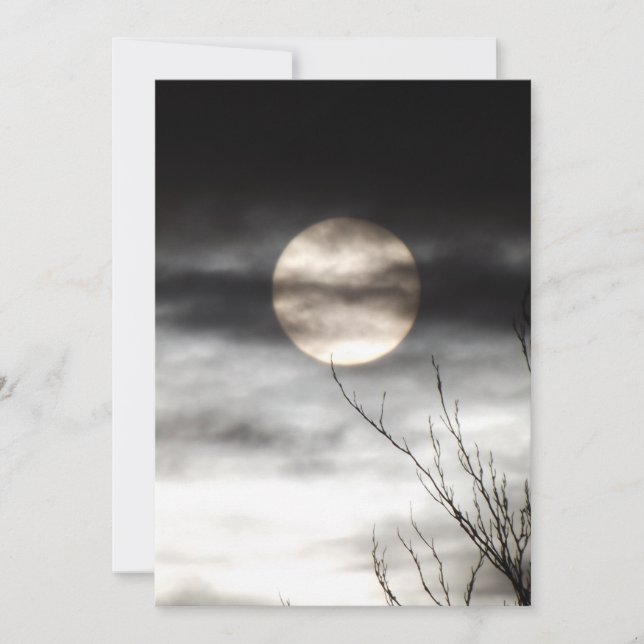 full moon inbjudningar (Framsida)