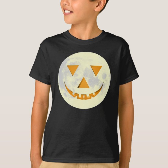 Full Moon Jack O'lantern T-shirt (Framsida)