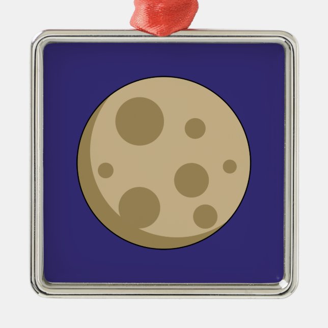 Full Moon Julgransprydnad Metall (Framsidan)