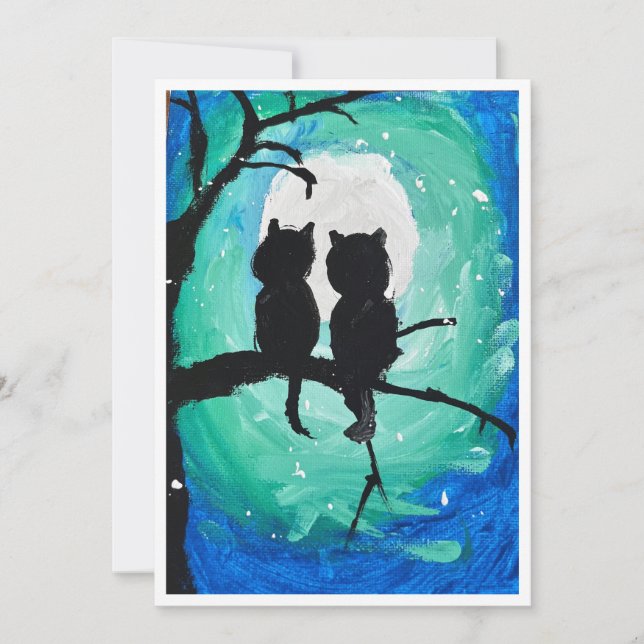 Full Moon Julkort (Framsida)