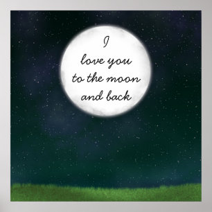 Full Moon Kärlek You Poster