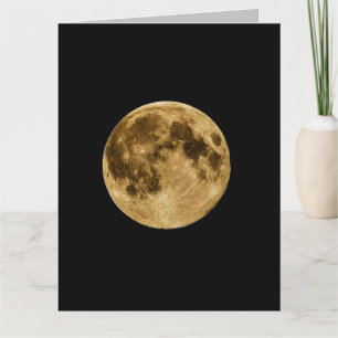 FULL MOON - MÅNE ÄLSKARE LYCKLIG BIG FÖDELSEDAGSKO KORT