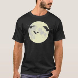 Full Moon med Fladdermöss Tee