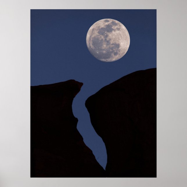 Full Moon | Monument Valley, Arizona Poster (Framsidan)