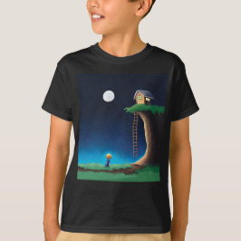 Full Moon Night Himlar T-Shirt