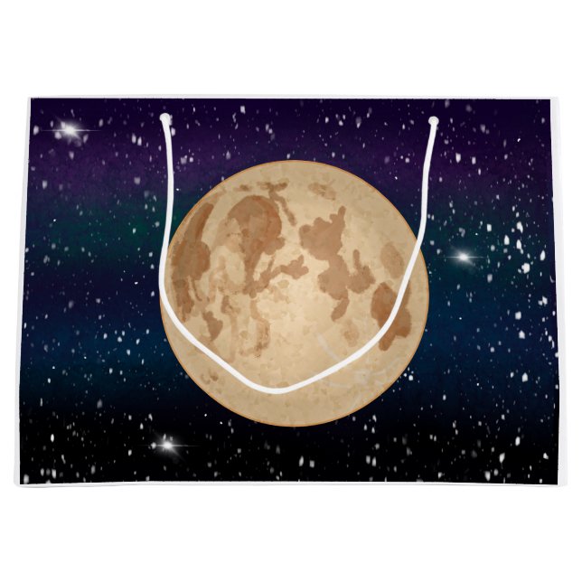 Full Moon on Starry Night Hand plockade (Framsidan)