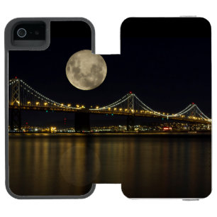 Full Moon över Bay Bridge