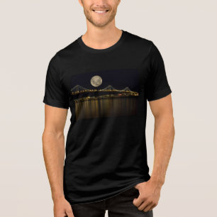 Full Moon över Bay Bridge T Shirt