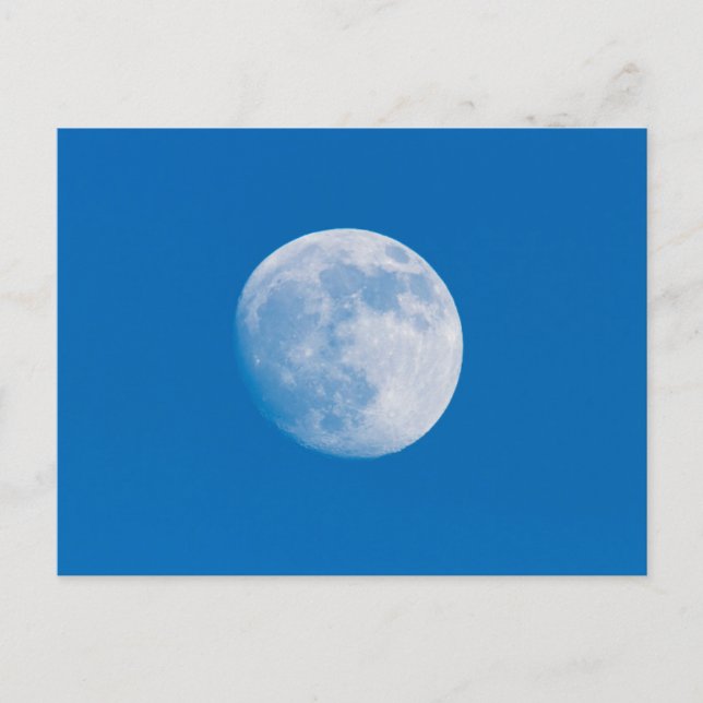 Full Moon Over The City Of Montreal Vykort (Framsida)