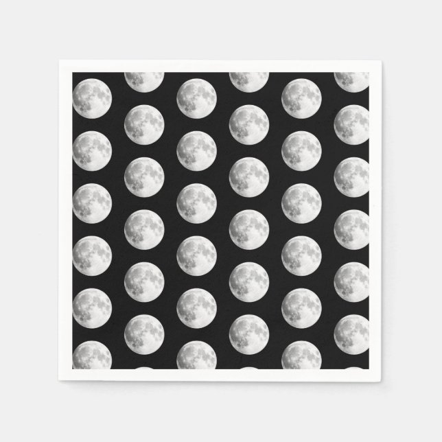 Full Moon Party Napkins Pappersservett (Framsidan)