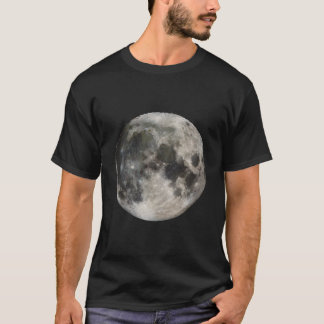 Full Moon Phase Space Love Photography Astronomy T Shirt