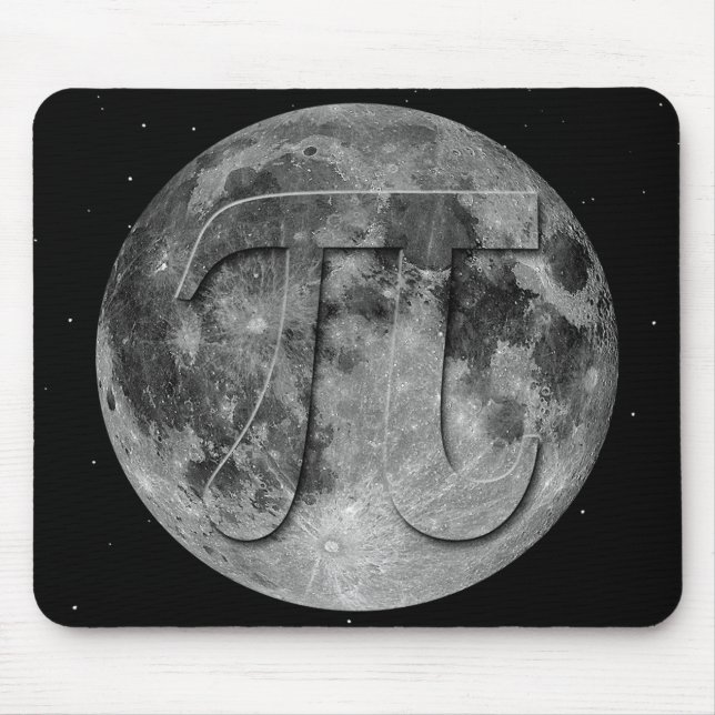 Full Moon Pi-dagsfirande Musmatta (Framsidan)