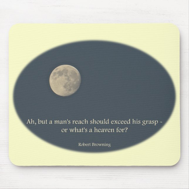 Full Moon Robert Browning Quote Musmatta (Framsidan)