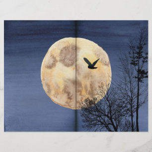 Full Moon Scrapbookpapper