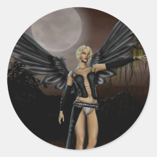 Full moon (Stickers) Runt Klistermärke