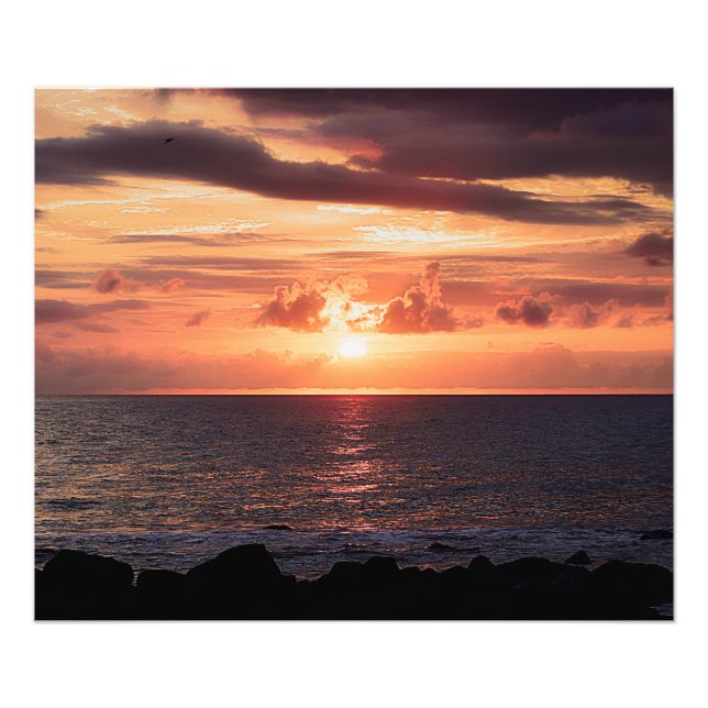 Full Moon Stigning Queensland Australien Fototryck (Framsidan)