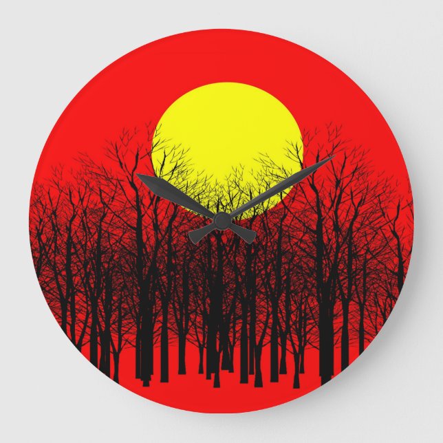 Full Moon Stor Klocka (Framsida)