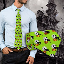 Full Moon Svart Katt Leende Jack Halloween Slips
