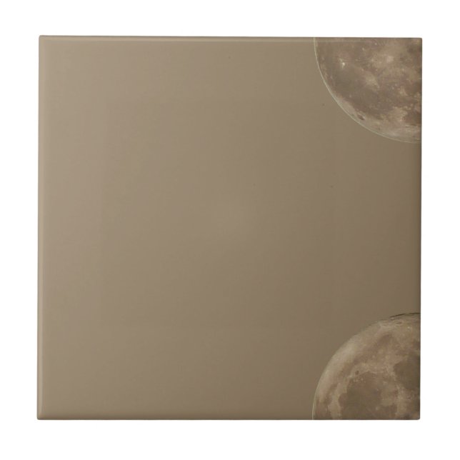 Full Moon Tiles Cool Moon Keramiska Plattor Moon D Kakelplatta (Framsidan)