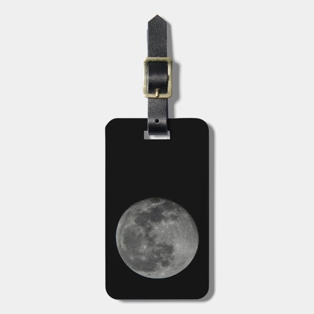 Full Moon Travel Bagagebricka (Vertikal Framsida)